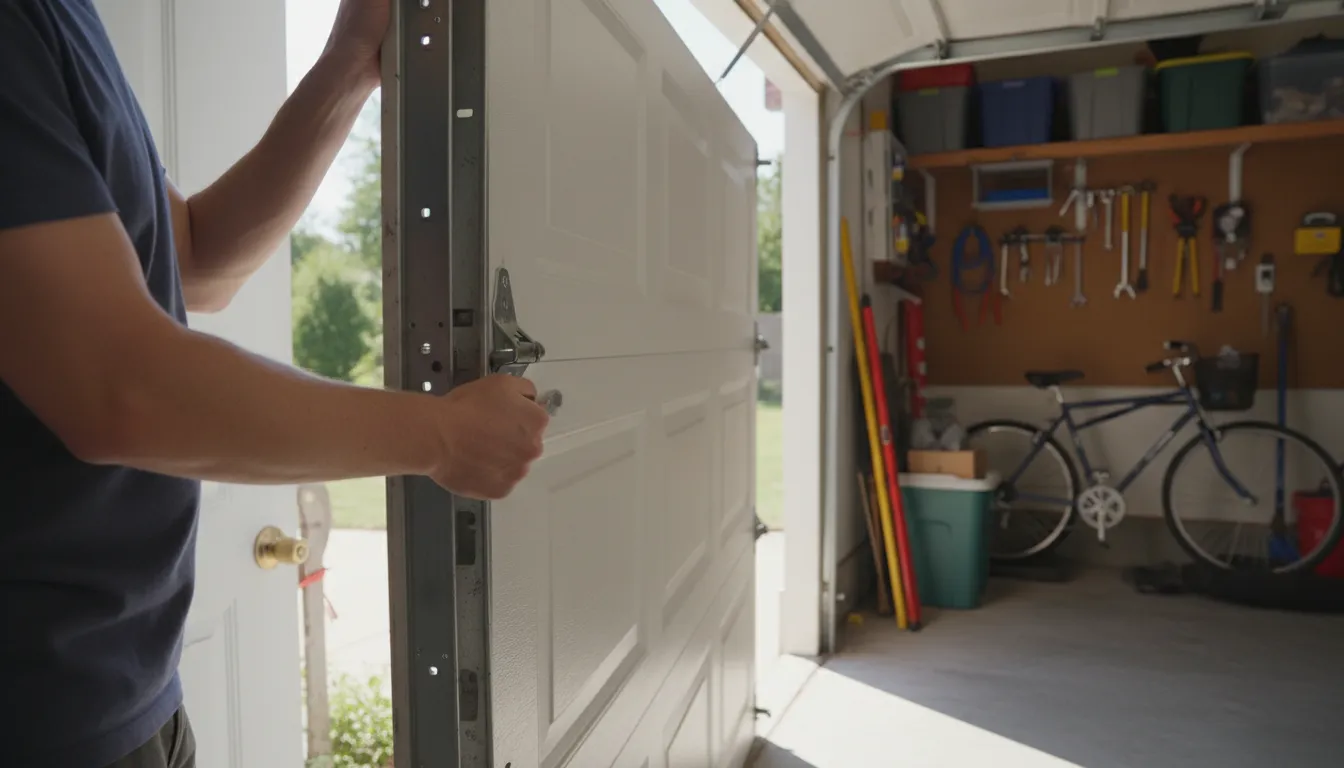 How to Balance a Garage Door (DIY Test & Adjustment)
