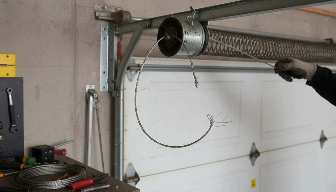 Garage Door Cable Off Drum: Causes & Repair Cost