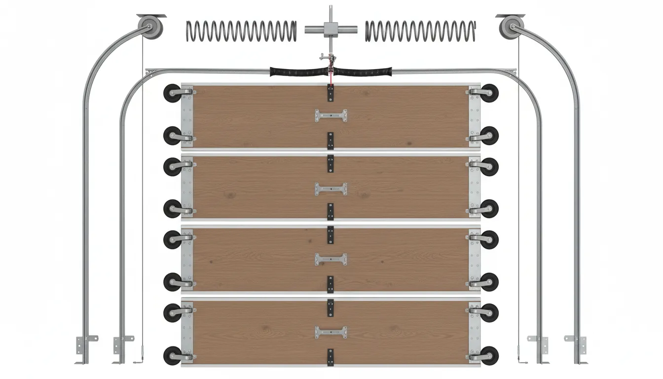 Garage Door Parts Diagram: Names & Functions Explained