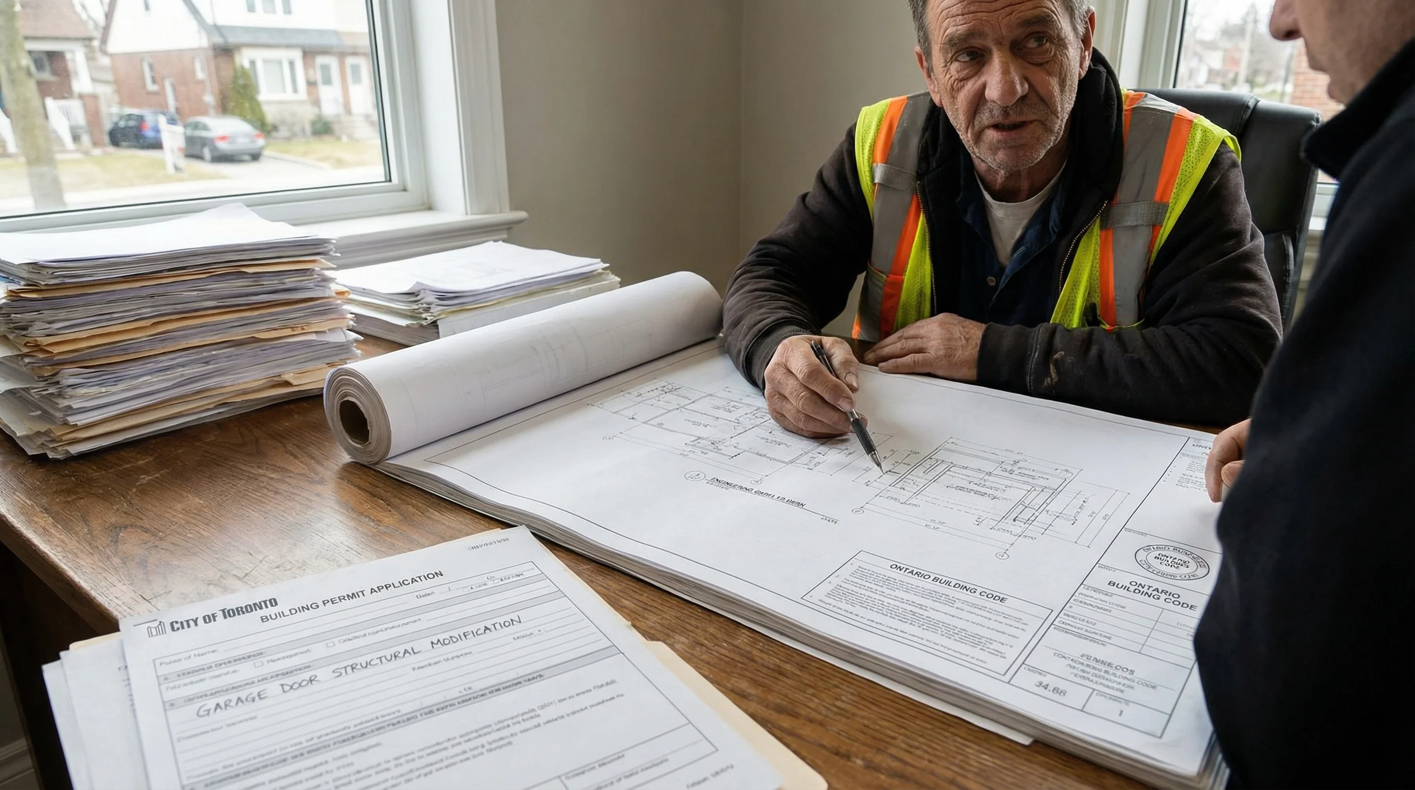 Garage door permit requirements in Toronto and Ontario