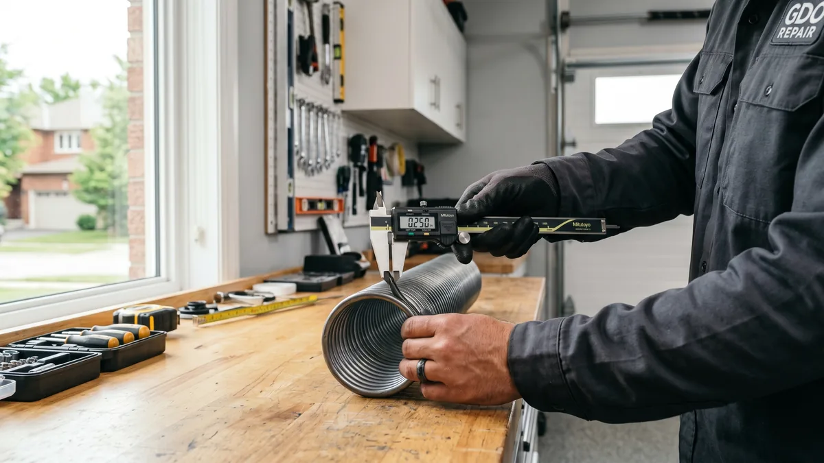 Measuring torsion spring