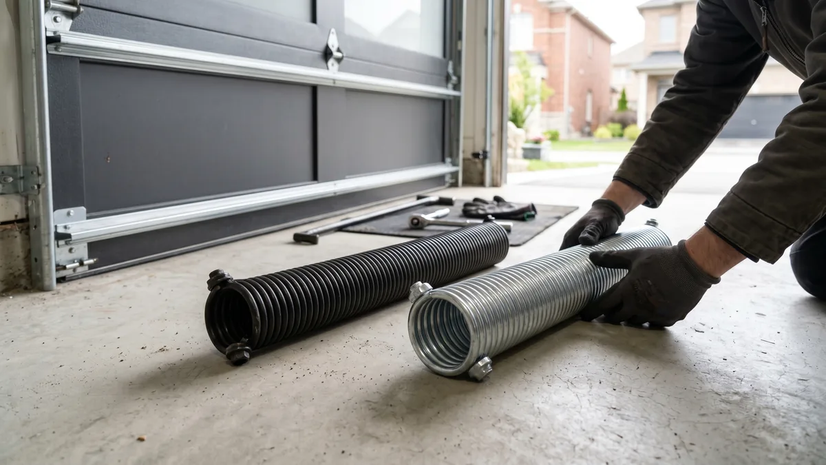 Oil tempered vs galvanized springs