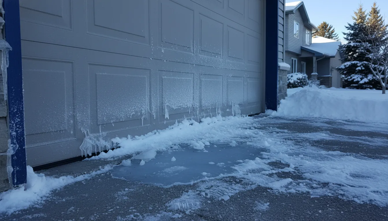 Winter Garage Door Problems: Cold Weather Fixes (Canada)