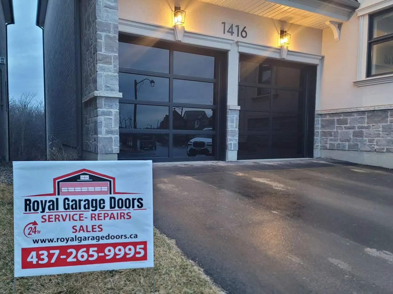 Royal Garage Doors - Professional installation project