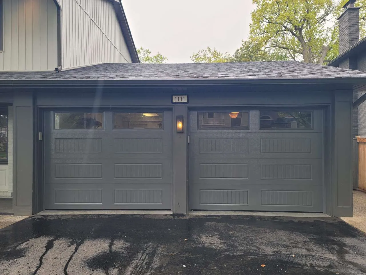 Royal Garage Doors - Modern garage door with windows