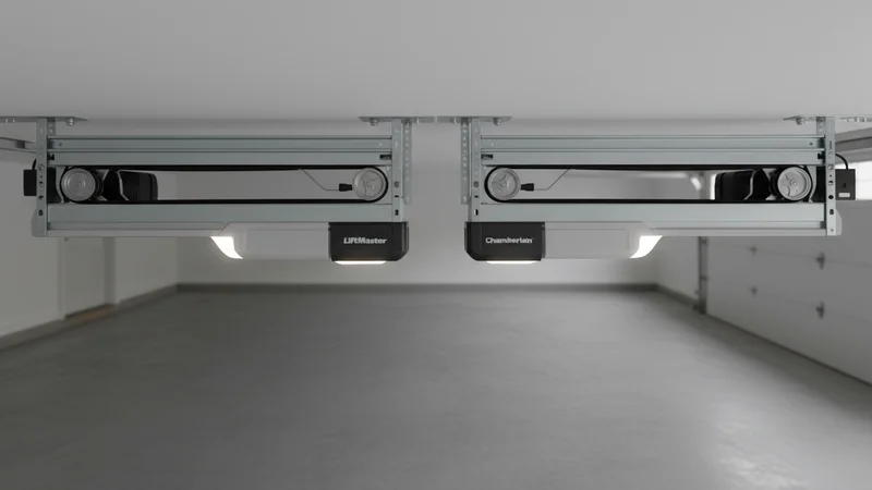 LiftMaster and Chamberlain garage door openers side by side comparison